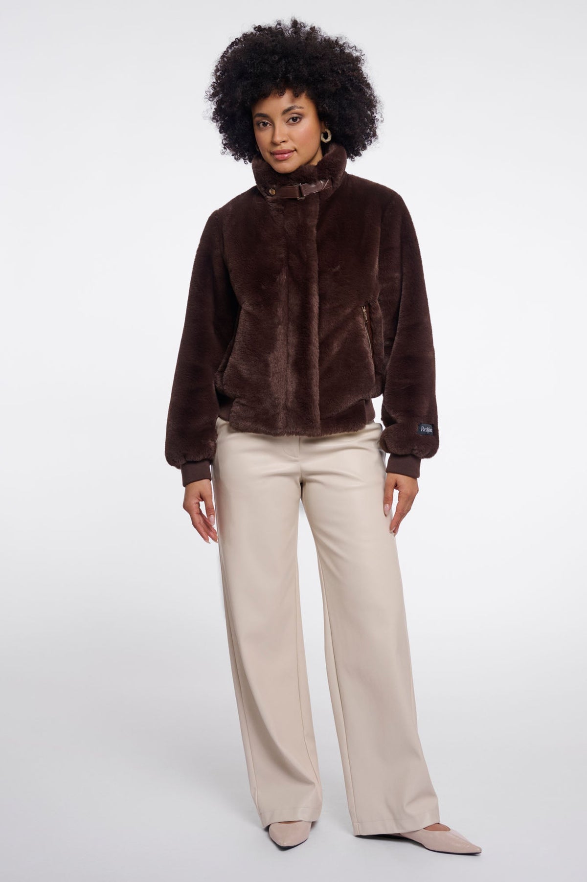 Blouson Rino & Pelle Ambra marron, vue 5