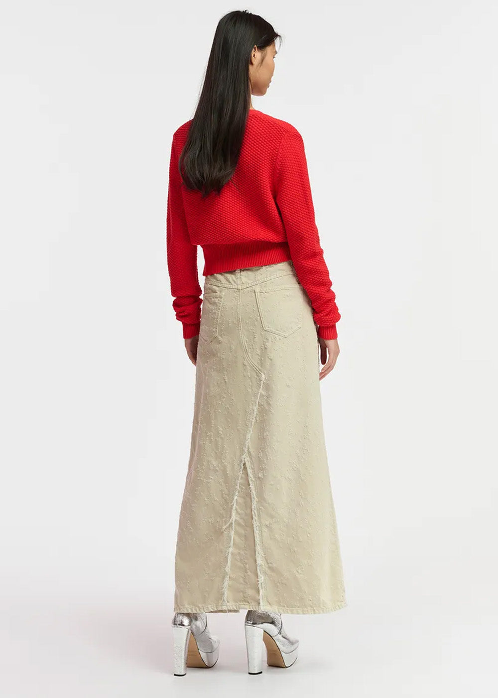 JUPE ESSENTIEL ANTWERP FRIENDLY DENIM SKIRT