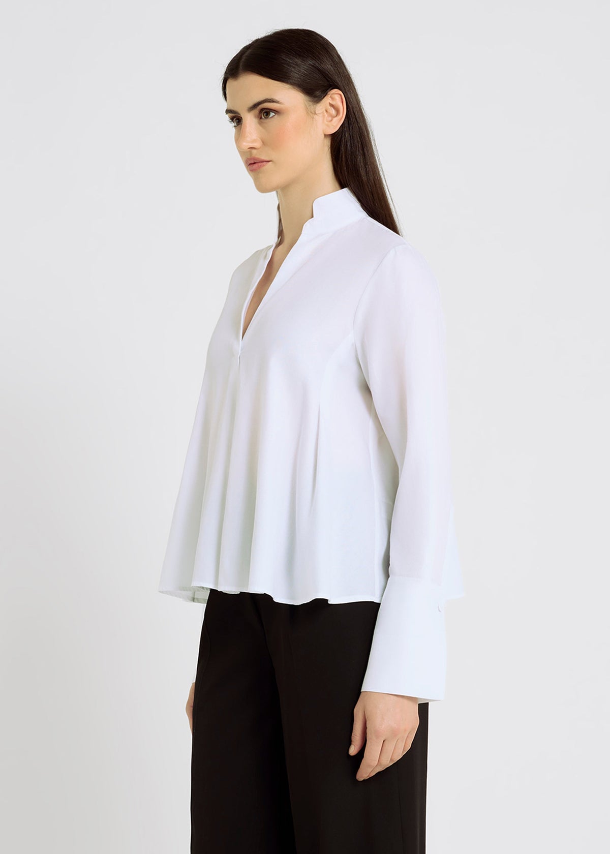Blouse Hana San Françoise blanc optique, vue 5