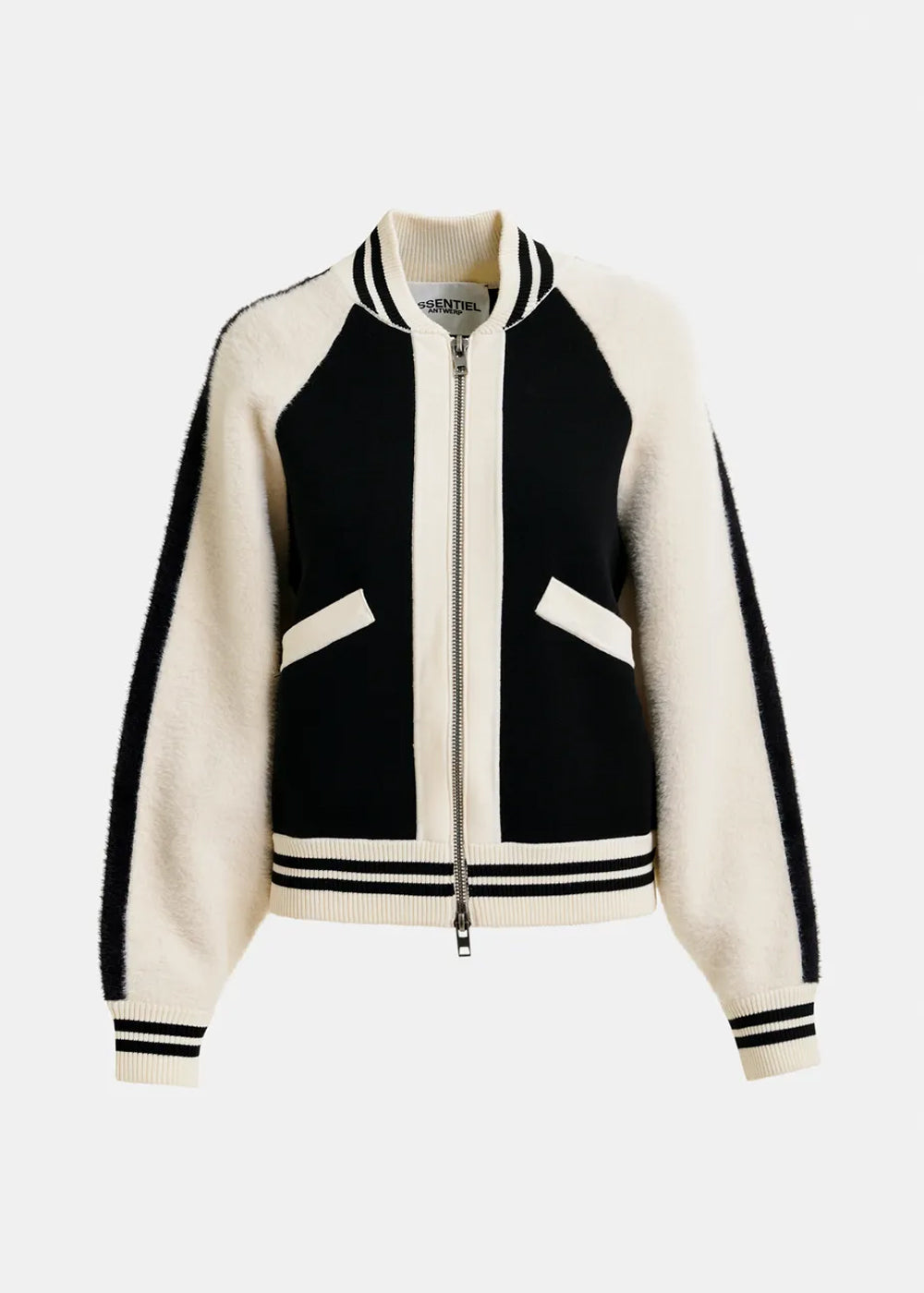 VESTE ESSENTIEL ANTWERP IDOL KNITTED BICOLOUR JACKET
