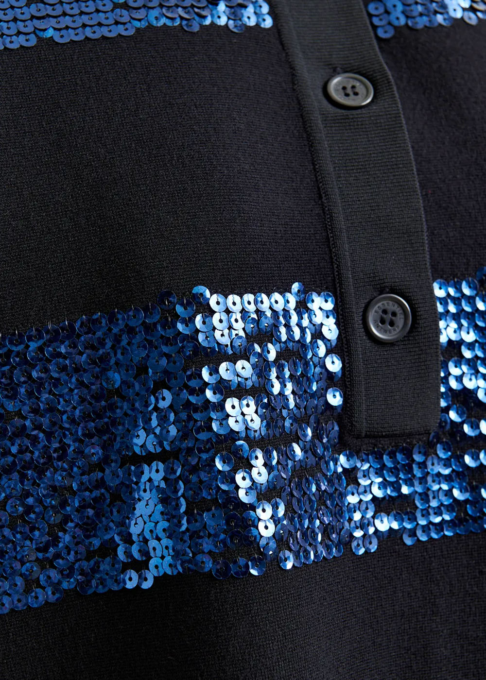 POLO ESSENTIEL ANTWERP ILLUMINATI STRIPED SEQUIN