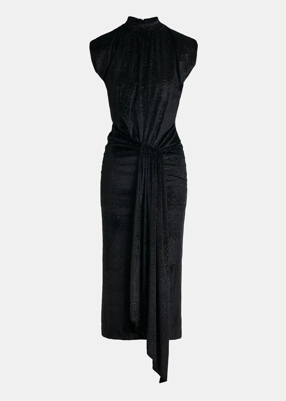 ROBE ESSENTIEL ANTWERP INCHE VELVET JERSEY DRESS