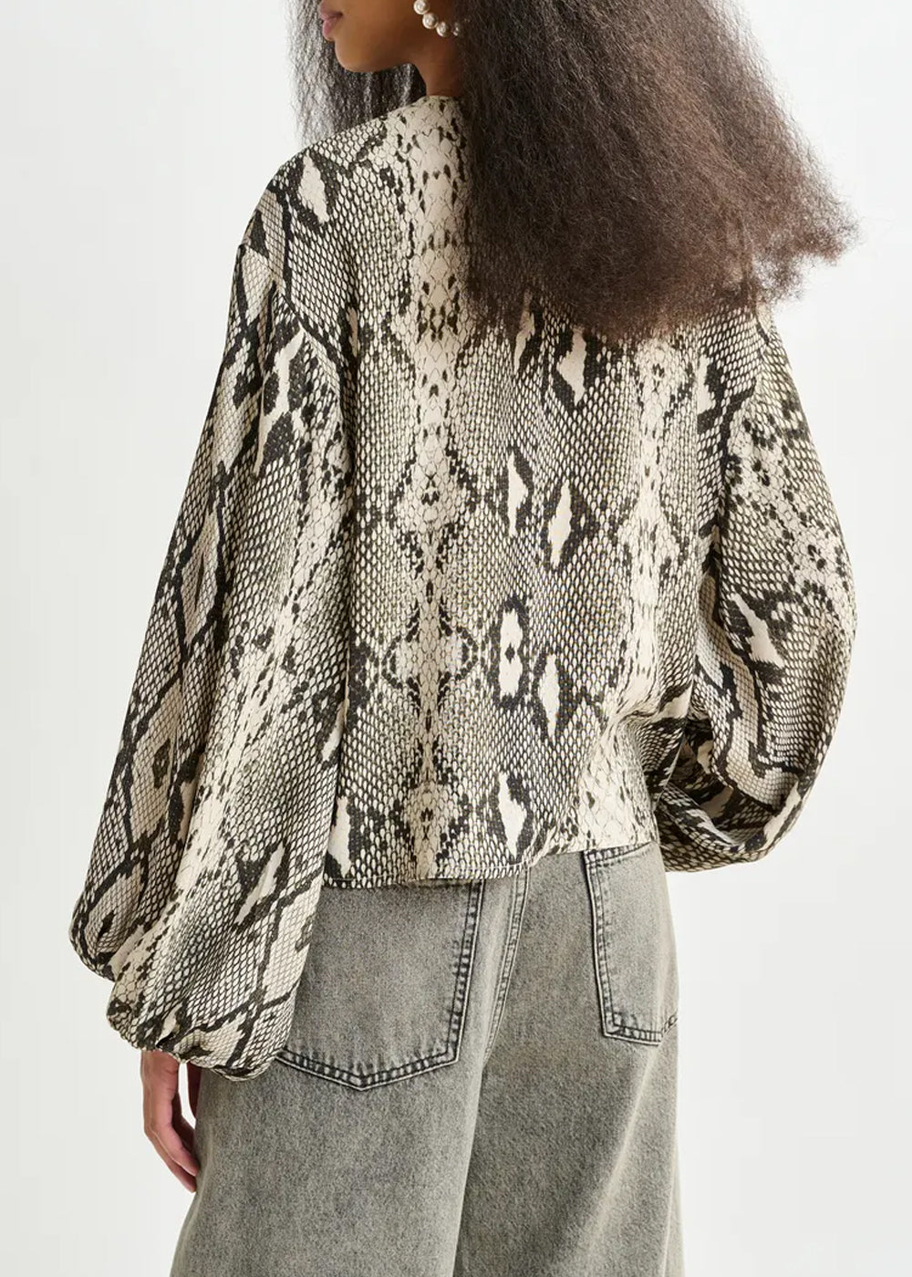 TOP ESSENTIEL ANTWERP INEMY BALLOON SLEEVE TOP