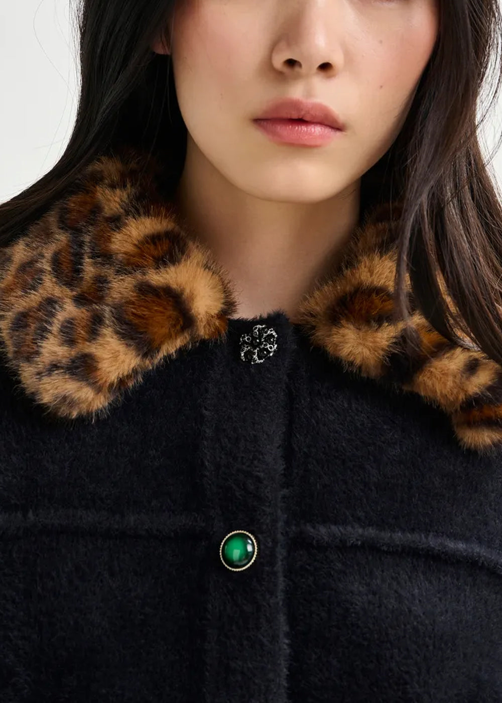 CARDIGAN ESSENTIEL ANTWERP INTENTION JACKET WITH COLAR