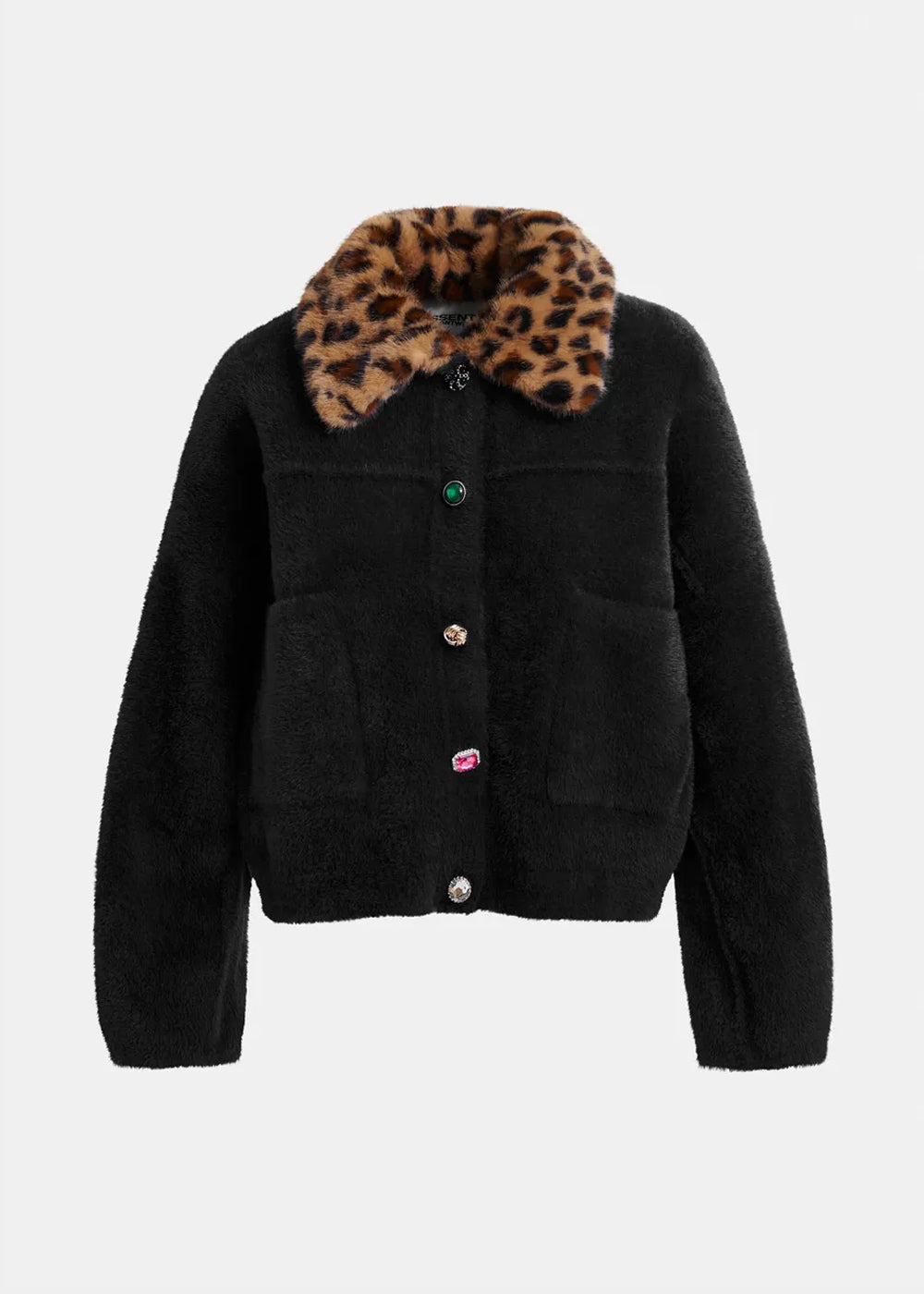 CARDIGAN ESSENTIEL ANTWERP INTENTION JACKET WITH COLAR