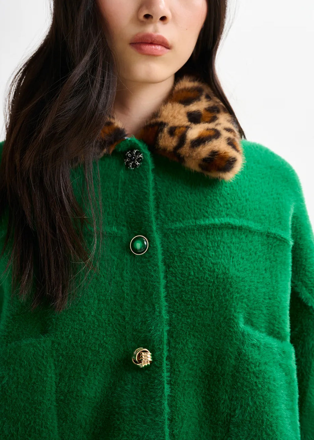 CARDIGAN ESSENTIEL ANTWERP INTENTION JACKET WITH COLAR
