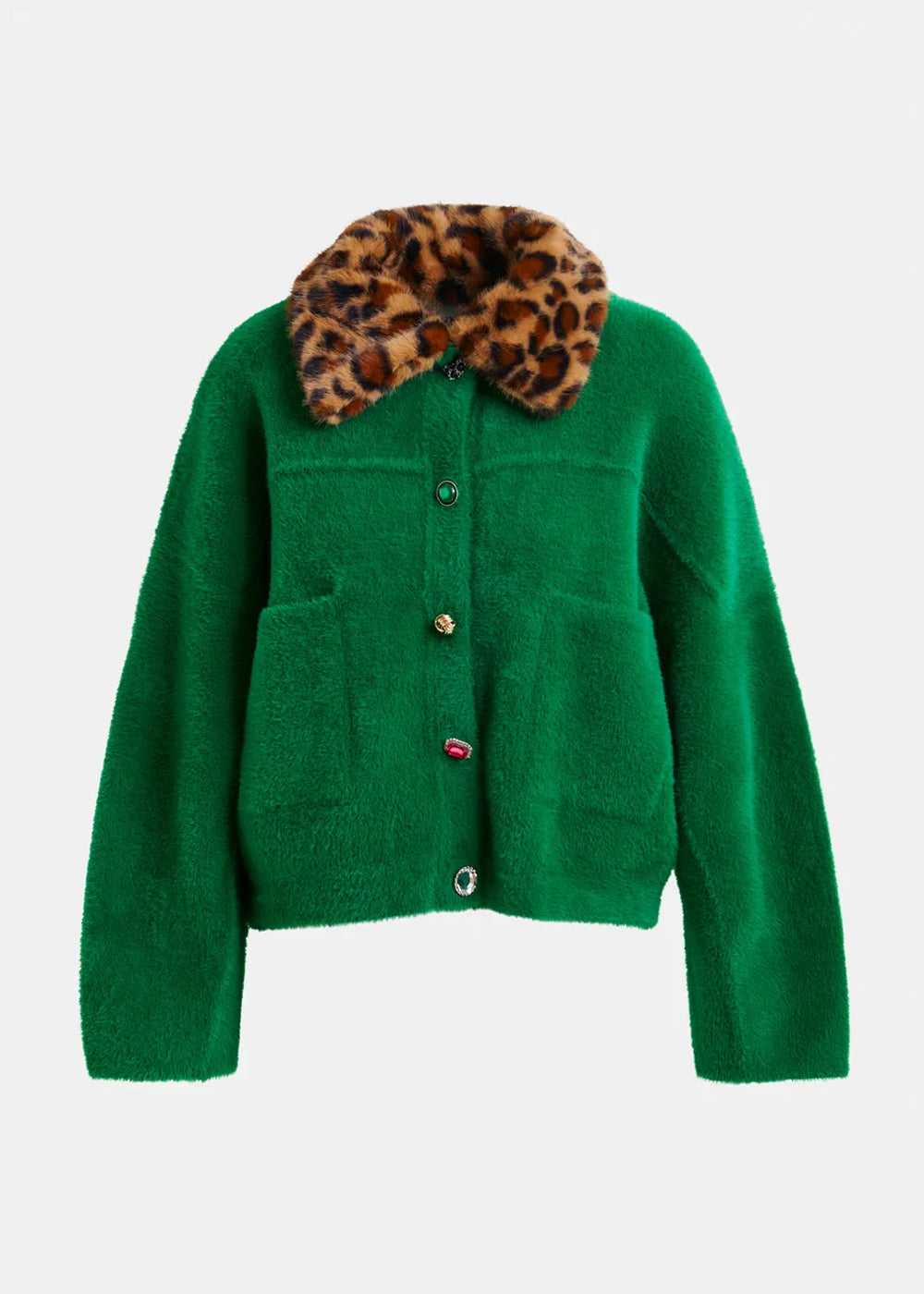 CARDIGAN ESSENTIEL ANTWERP INTENTION JACKET WITH COLAR