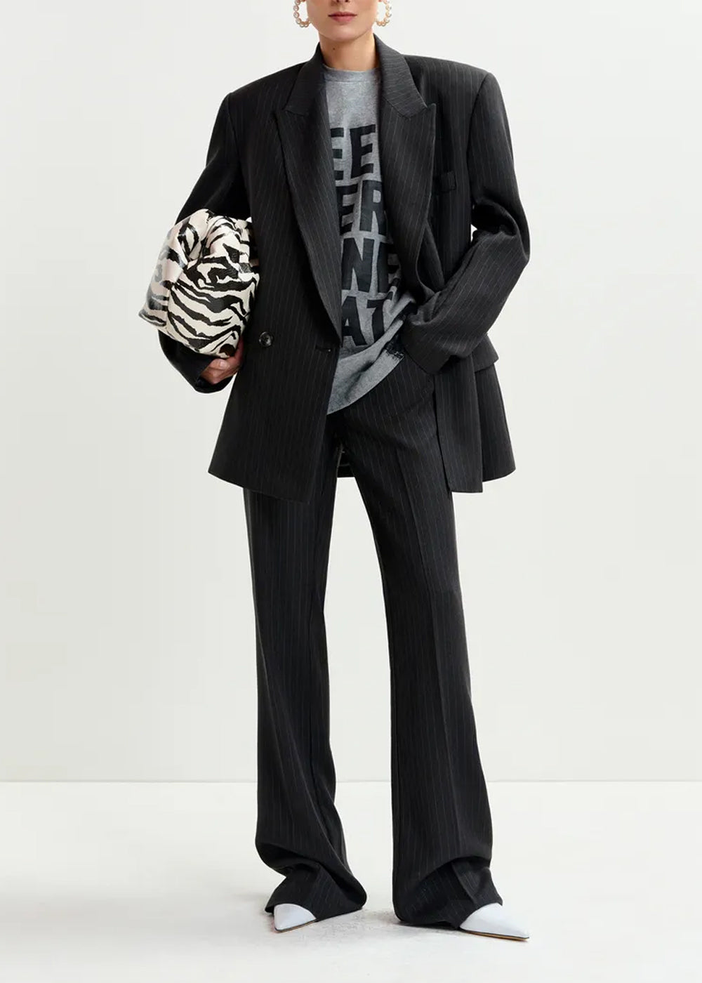 PANTALON ESSENTIEL ANTWERP INVADE FITTED FLARED PANTS