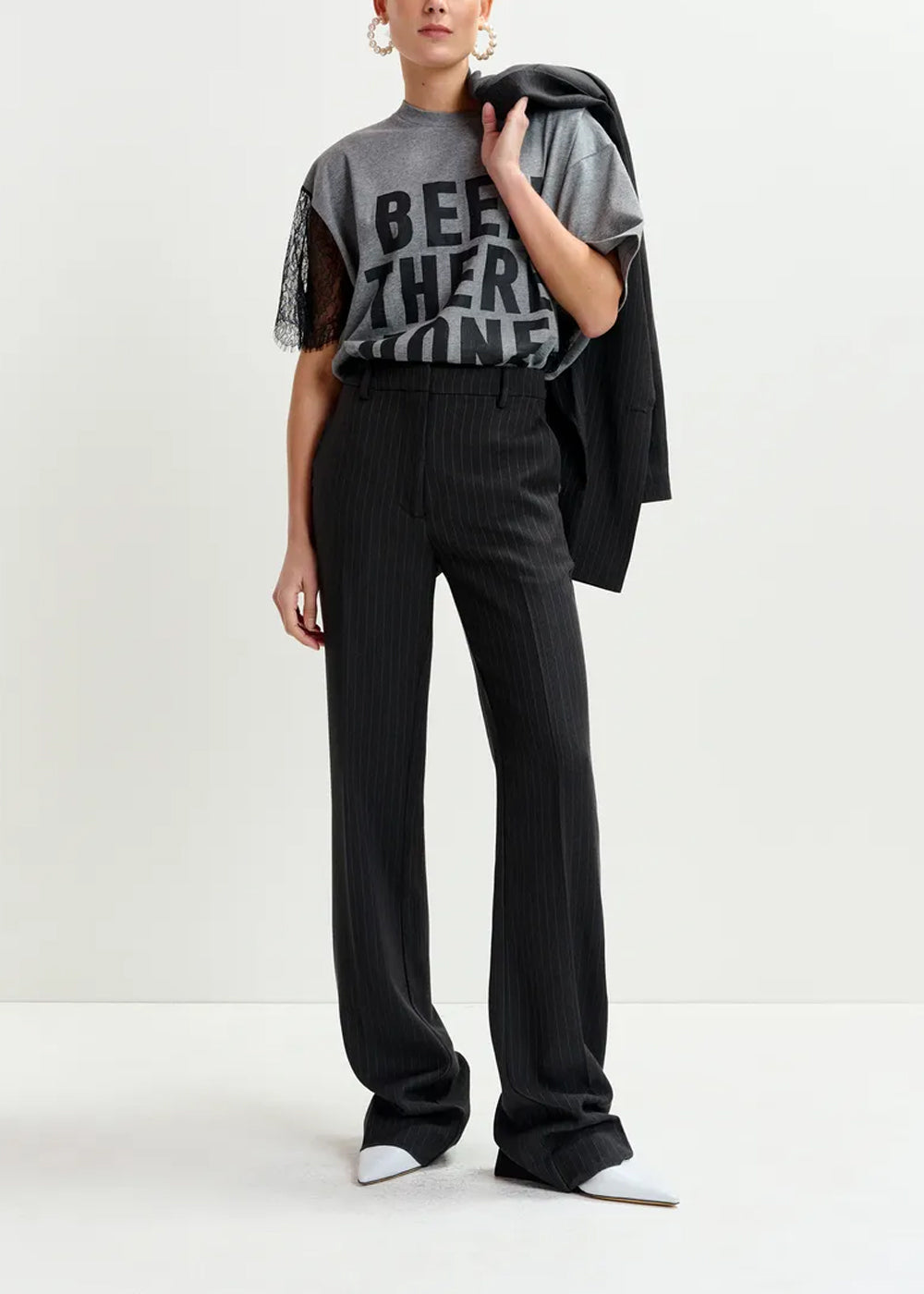 PANTALON ESSENTIEL ANTWERP INVADE FITTED FLARED PANTS
