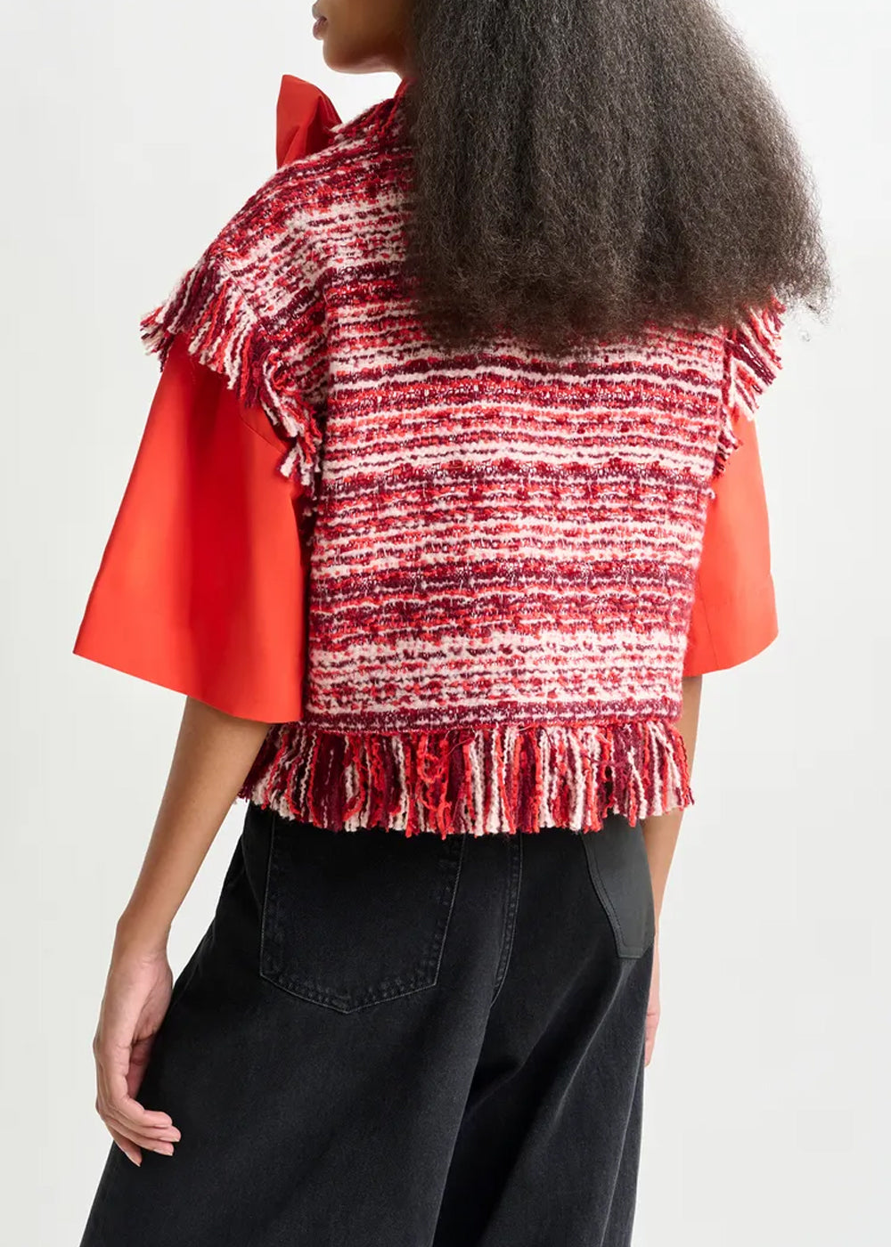 VESTE ESSENTIEL ANTWERP ISHANI FRINGED GILET