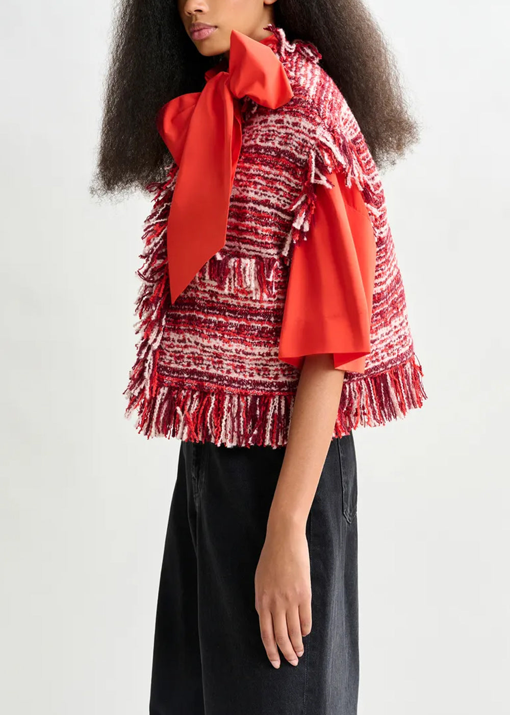 VESTE ESSENTIEL ANTWERP ISHANI FRINGED GILET