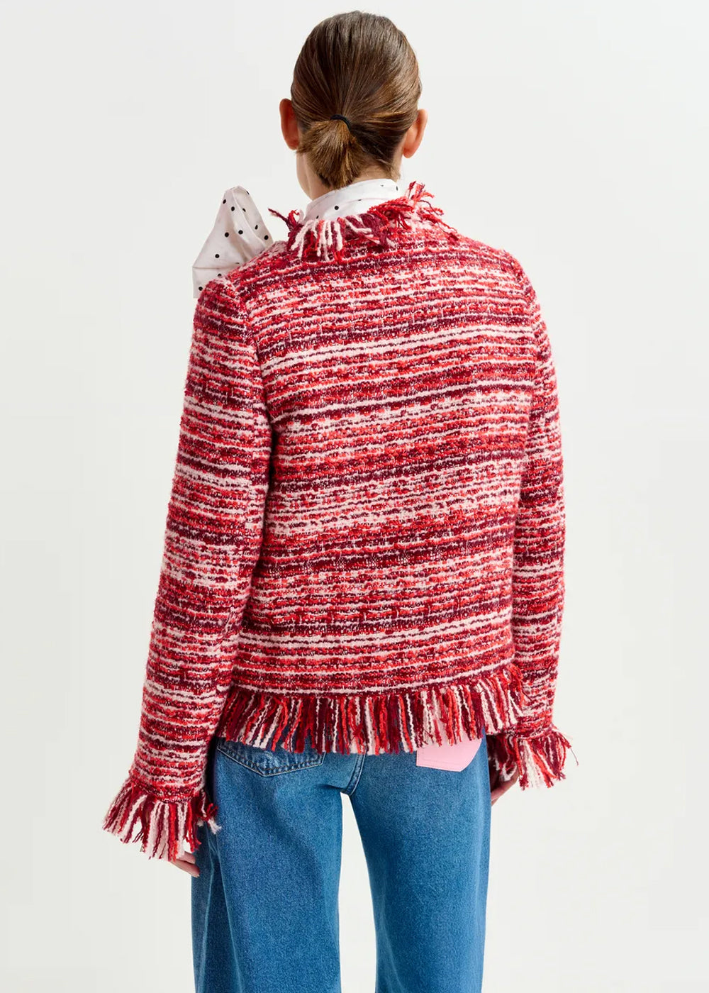 VESTE ESSENTIEL ANTWERP ISKRA FRINGED JACKET