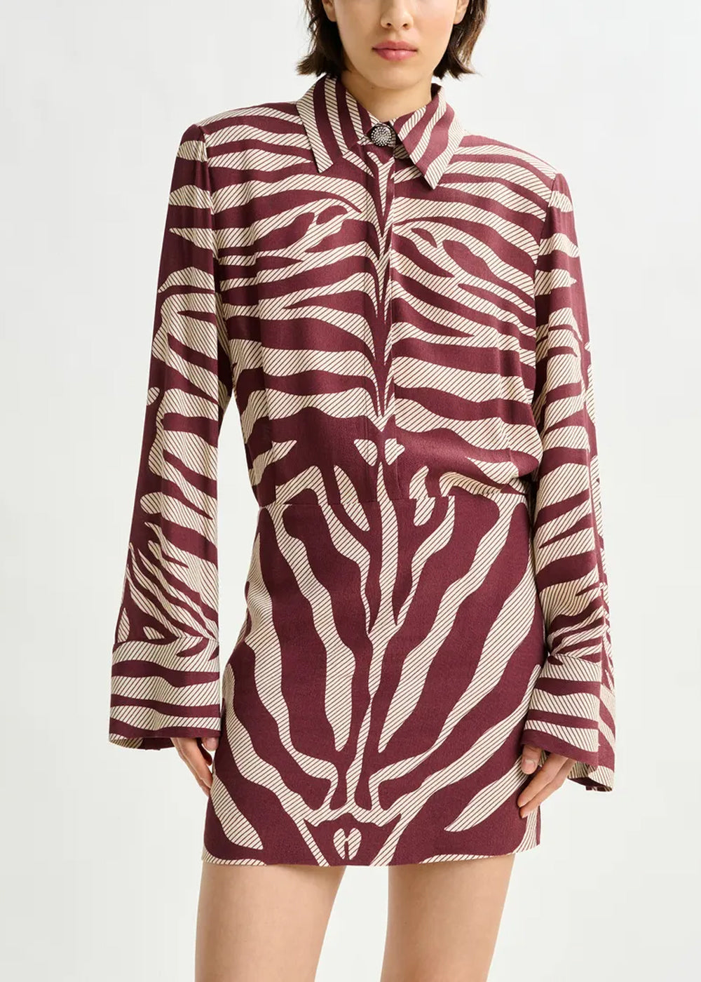 ROBE ESSENTIEL ANTWERP ISNIPER SHIRT MNI DRESS