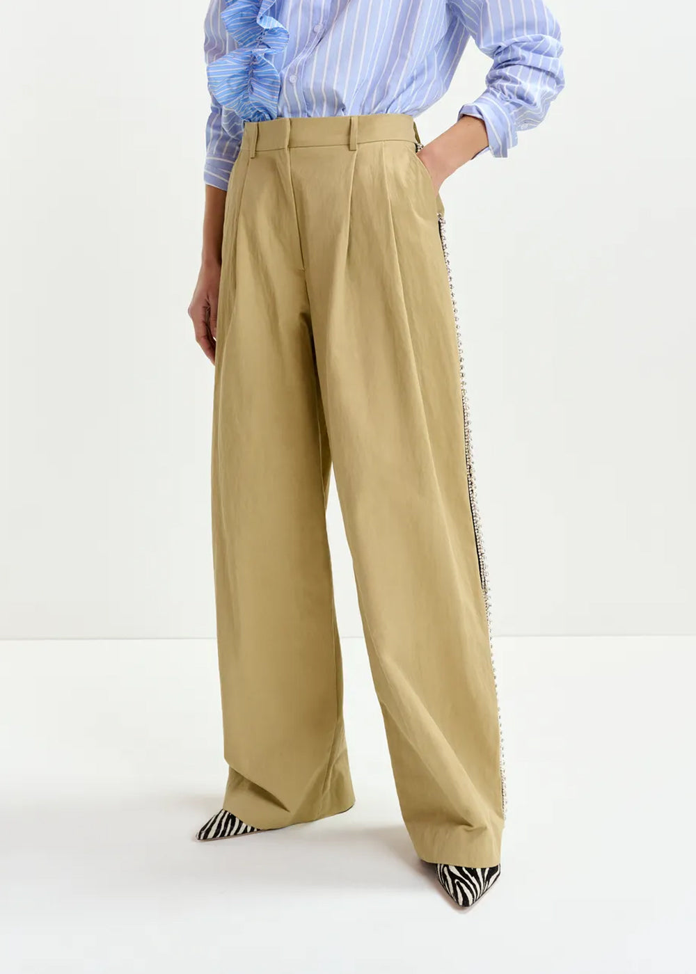 PANTALON ESSENTIEL ANTWERP ISO RHINESTONE TAPE