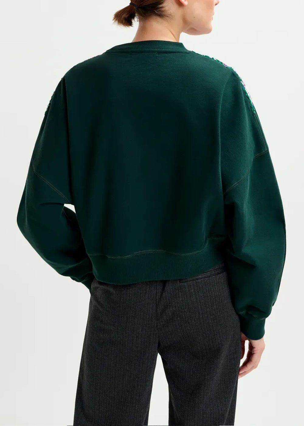 PULL ESSENTIEL ANTWERP ISSU EMBROIDERED SWEATSHIRT