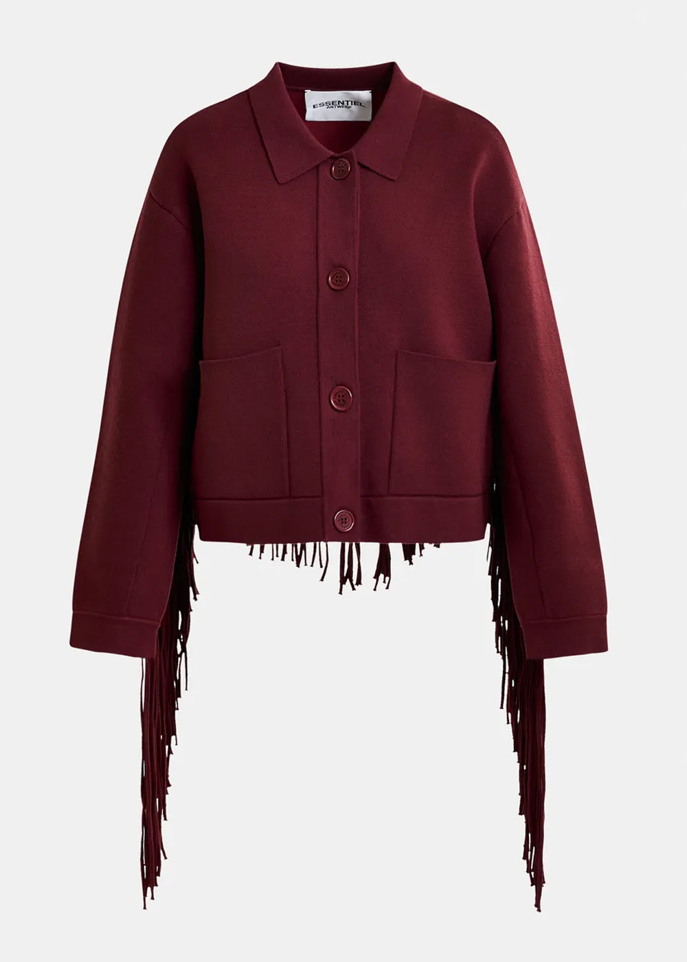 VESTE ESSENTIEL ANTWERP ISTERN JACKET WITH FRINGES
