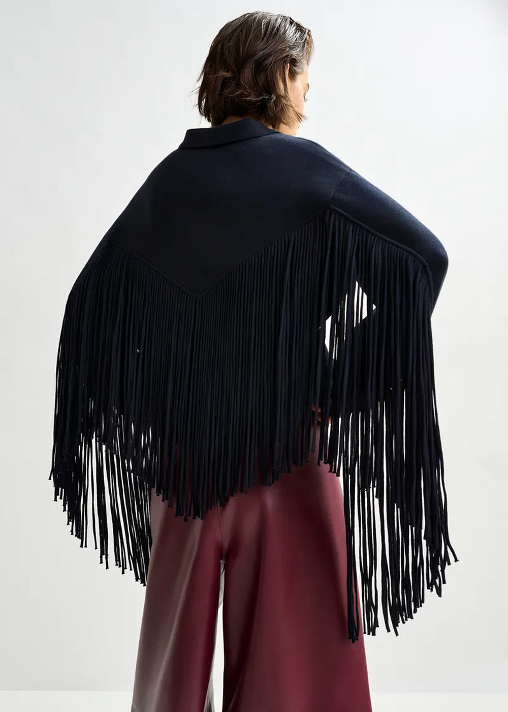 VESTE ESSENTIEL ANTWERP ISTERN JACKET WITH FRINGES