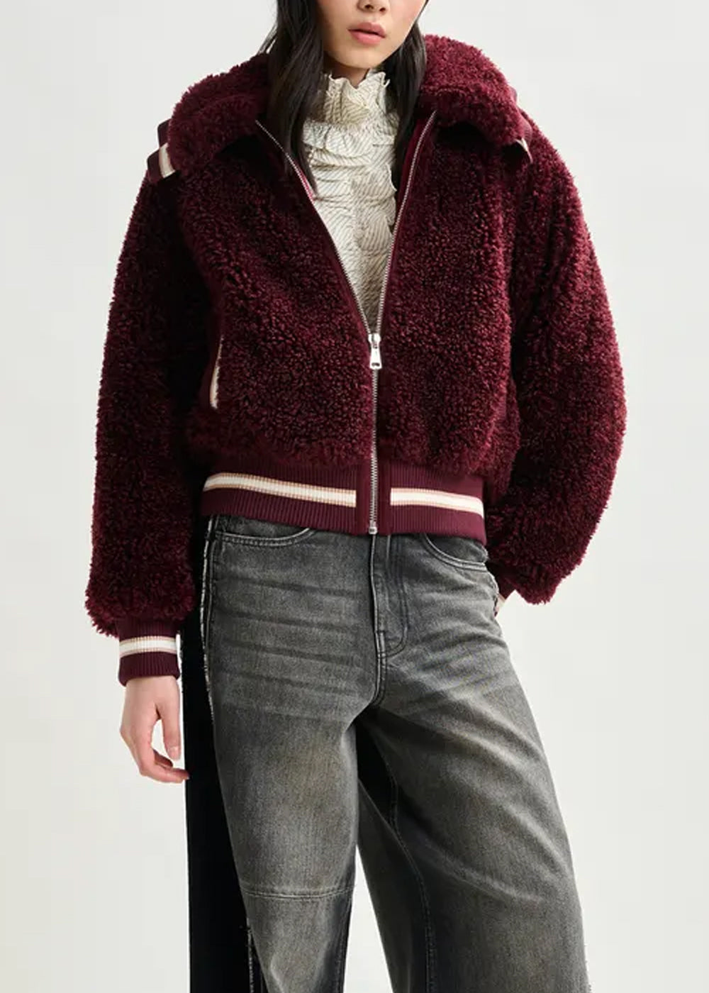 VESTE ESSENTIEL ANTWERP IWILL FAUX FUR JACKET