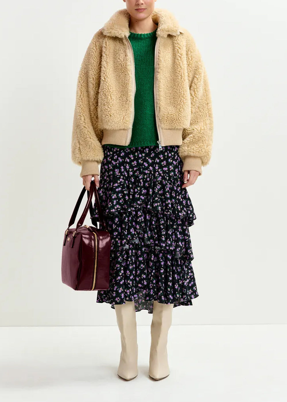 VESTE ESSENTIEL ANTWERP IWILL FAUX FUR JACKET
