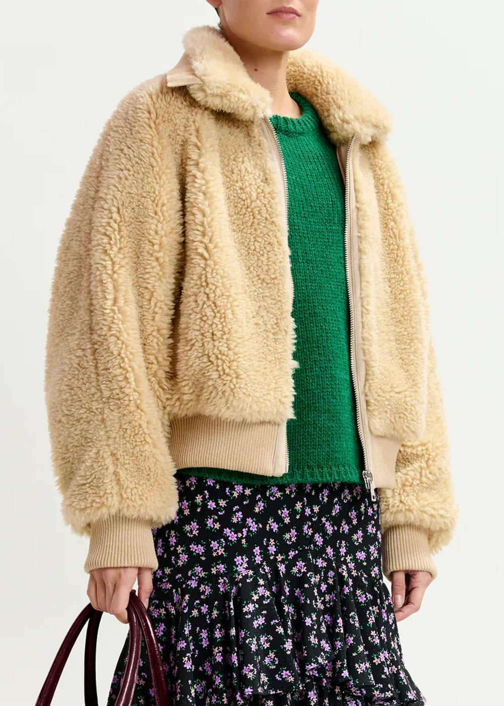 VESTE ESSENTIEL ANTWERP IWILL FAUX FUR JACKET