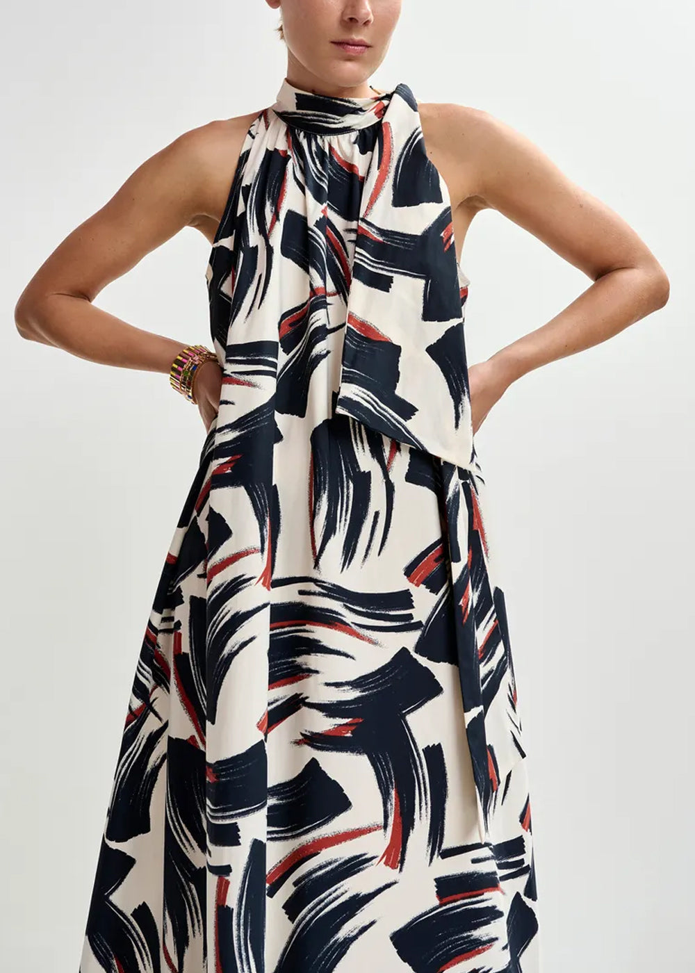 ROBE LONGUE ESSENTIEL ANTWERP JAYDA HIGH NECK