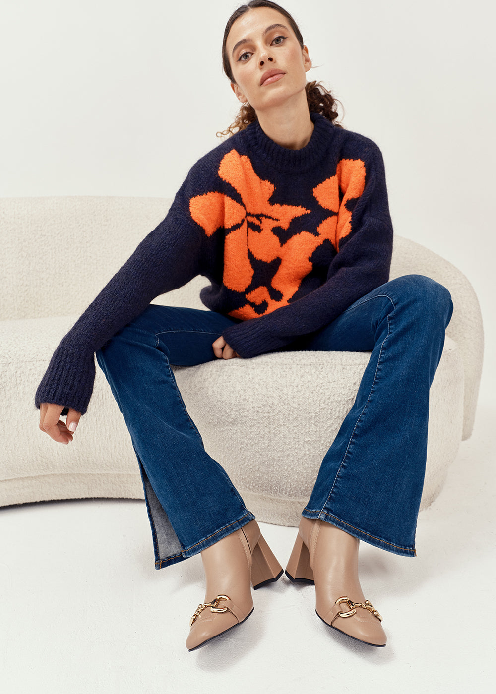 JEANS FRAME LMBOS630 LE MINI BOOT OUTSEAM SLIT