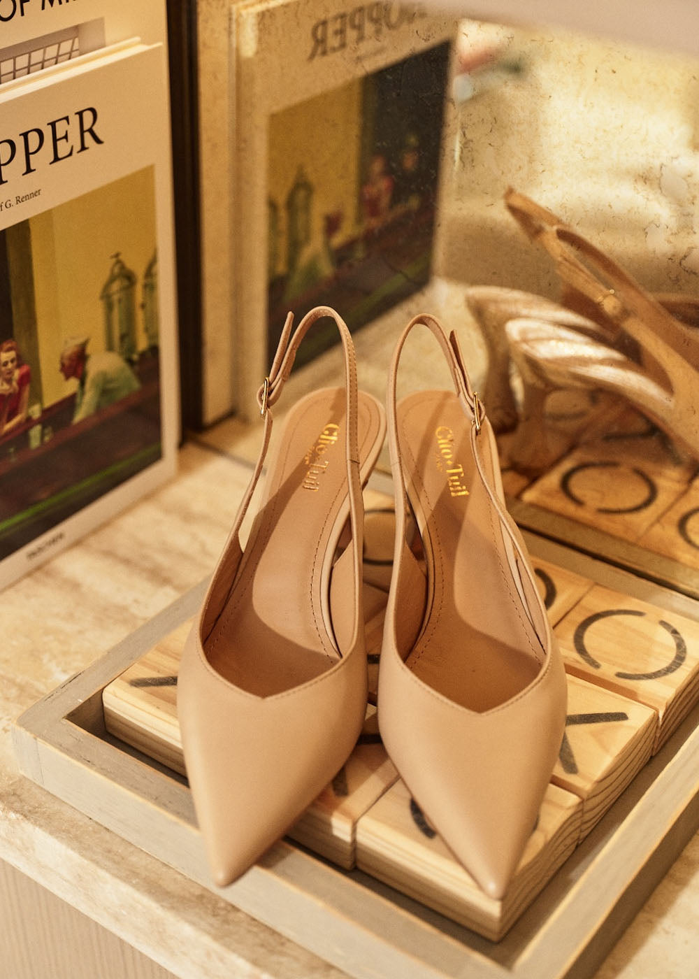 ESCARPINS SLINGBACK CLIO TUIL MEMORABLE