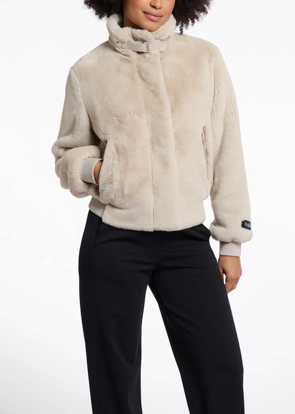 BLOUSON EN FAUSSE FOURRURE ANN TUIL AMBRA