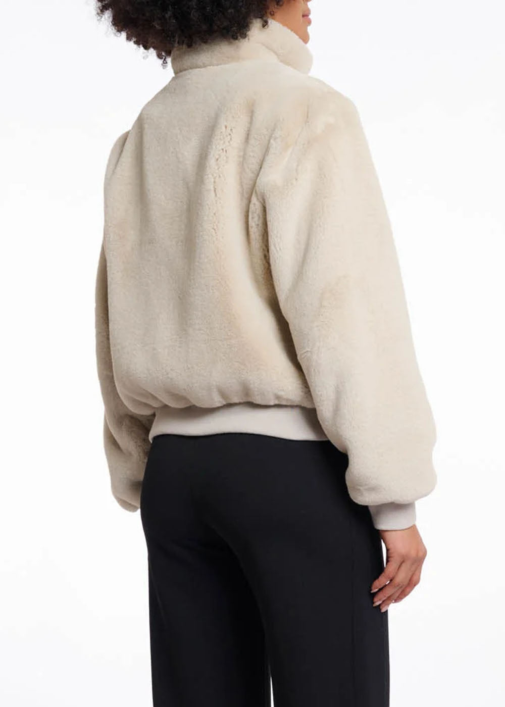 BLOUSON EN FAUSSE FOURRURE ANN TUIL AMBRA
