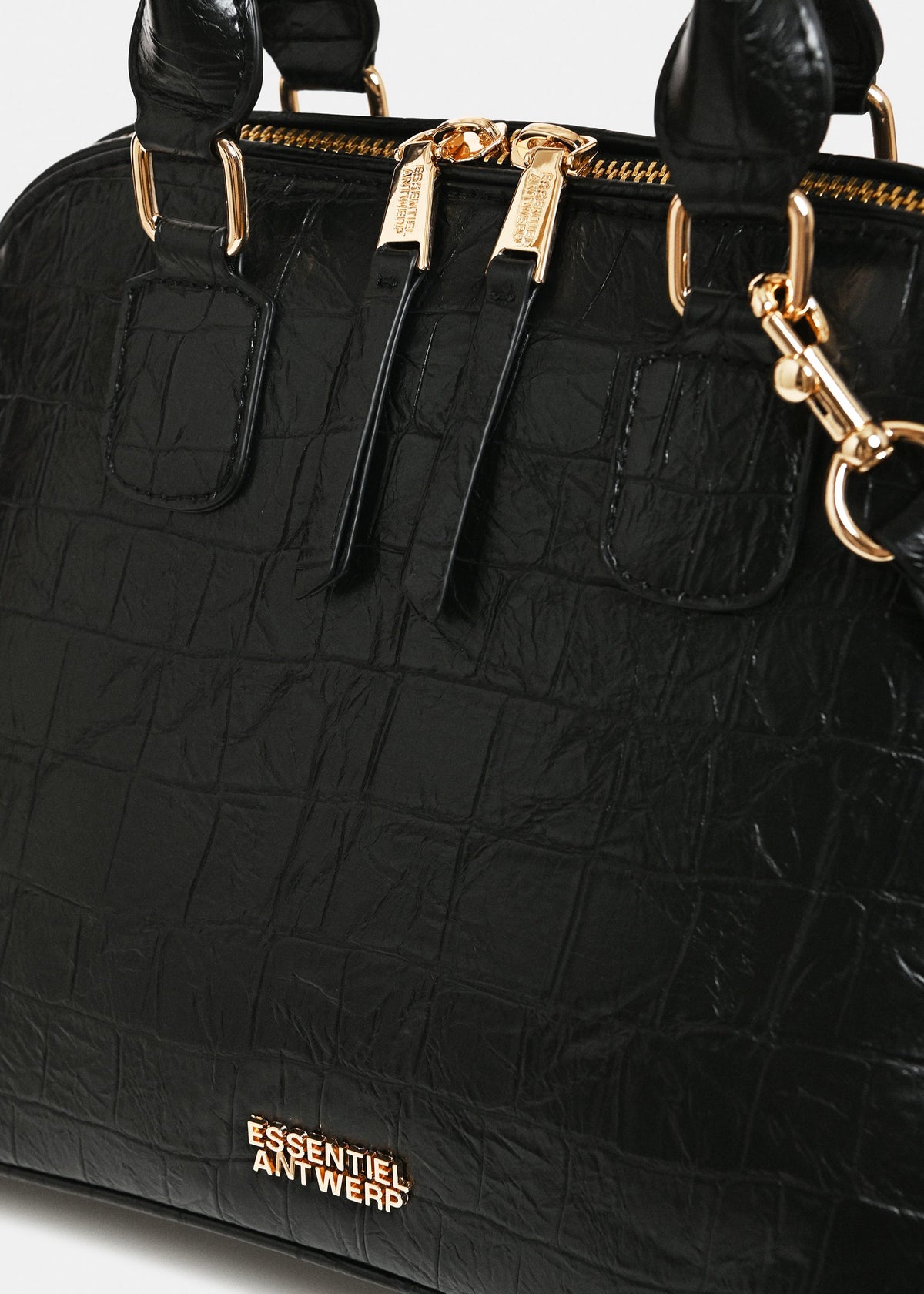 Sac Essentiel Antwerp Kamilla noir, vue 6 – sac femme | Ann Tuil