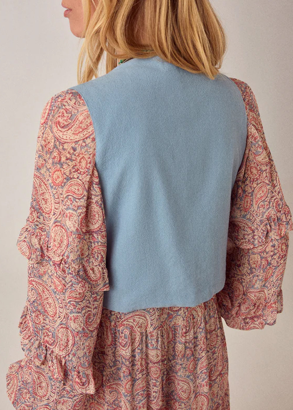 GILET SANS MANCHE BRODÉ MAISON HOTEL HALO MOON TREASURE