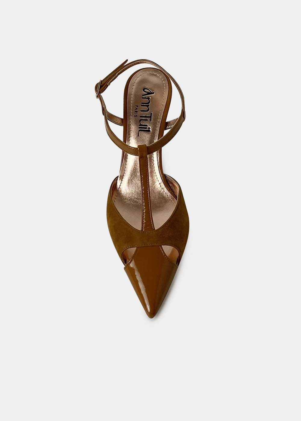 ESCARPINS SLINGBACK ANN TUIL METAL-PIA