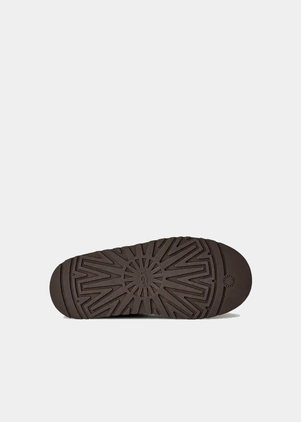 Mules plateforme UGG Tazz II en velours et tissu marron dusted cocoa, vue 8 – mules femme | Ann Tuil