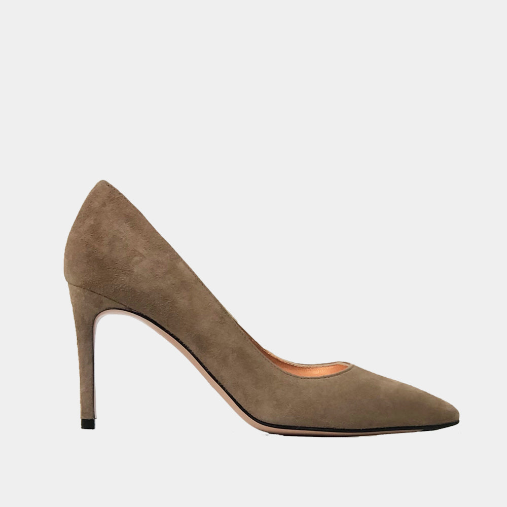 Escarpins Ann Tuil En Cuir Bleu Pétrole écailles - Taille 37.5 - Occasion Très Bon état
