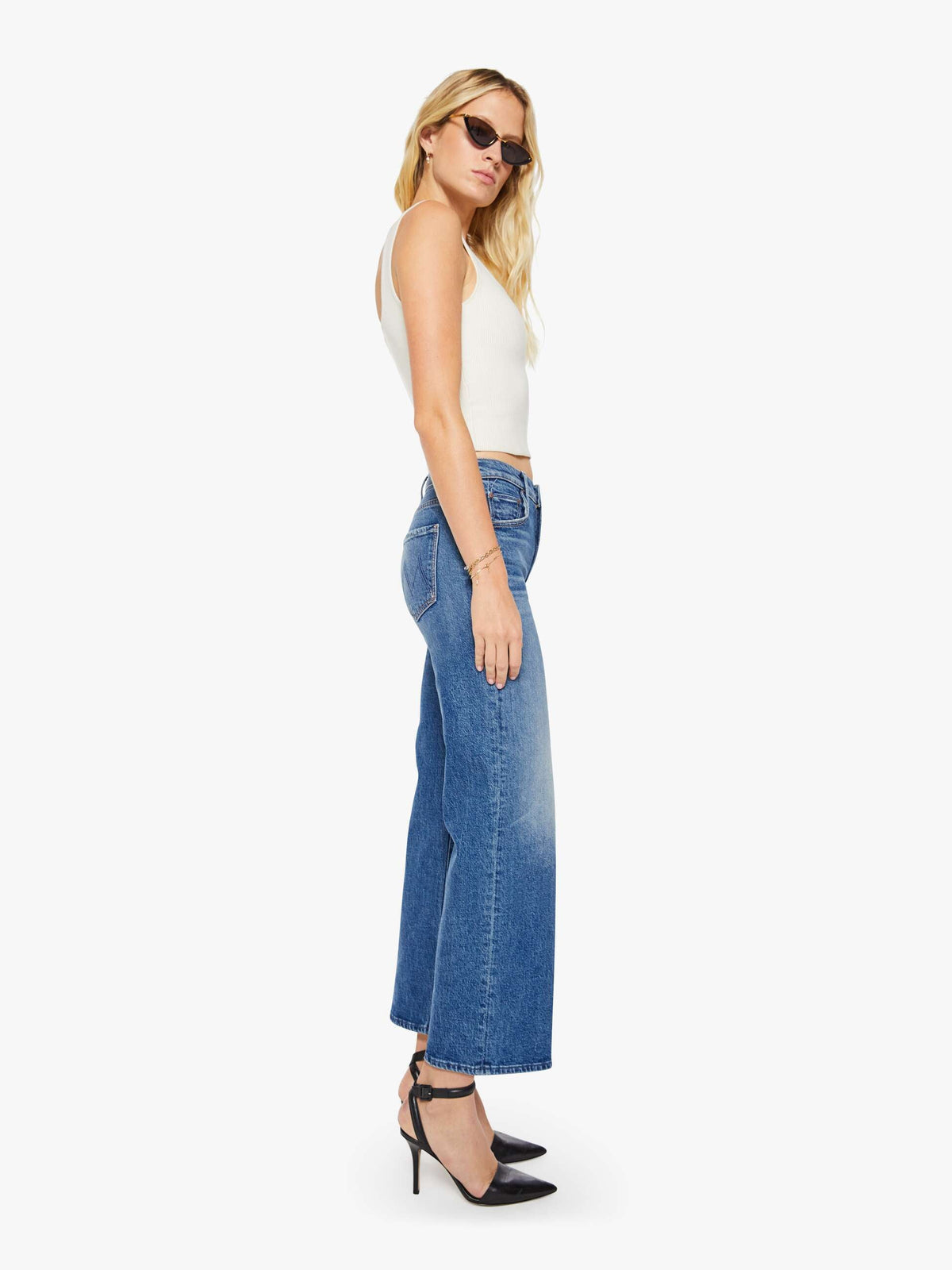 Jean Mother Mid Rise Maven Flood Thrill Seeker