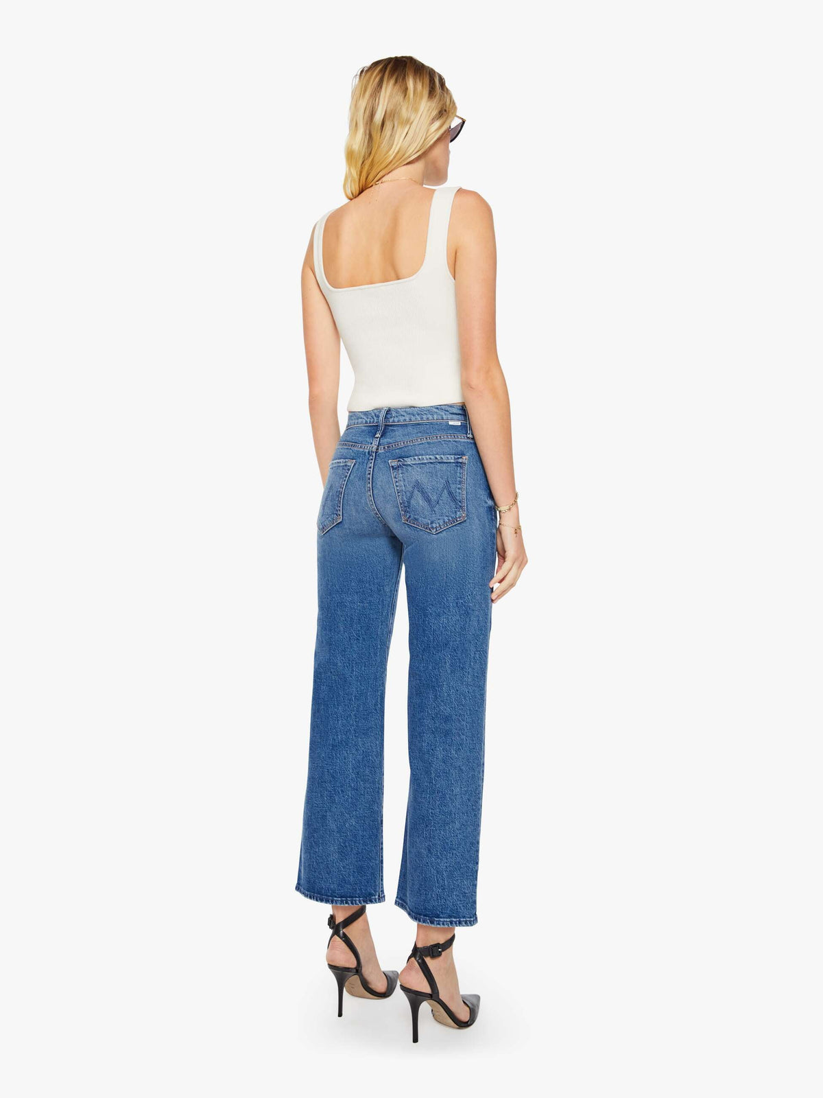 Jean Mother Mid Rise Maven Flood Thrill Seeker