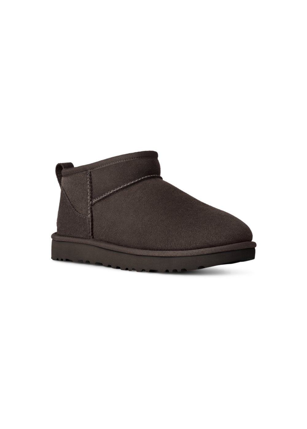 Boots UGG Classic Ultra Mini en velours marron, vue 2 | Ann Tuil