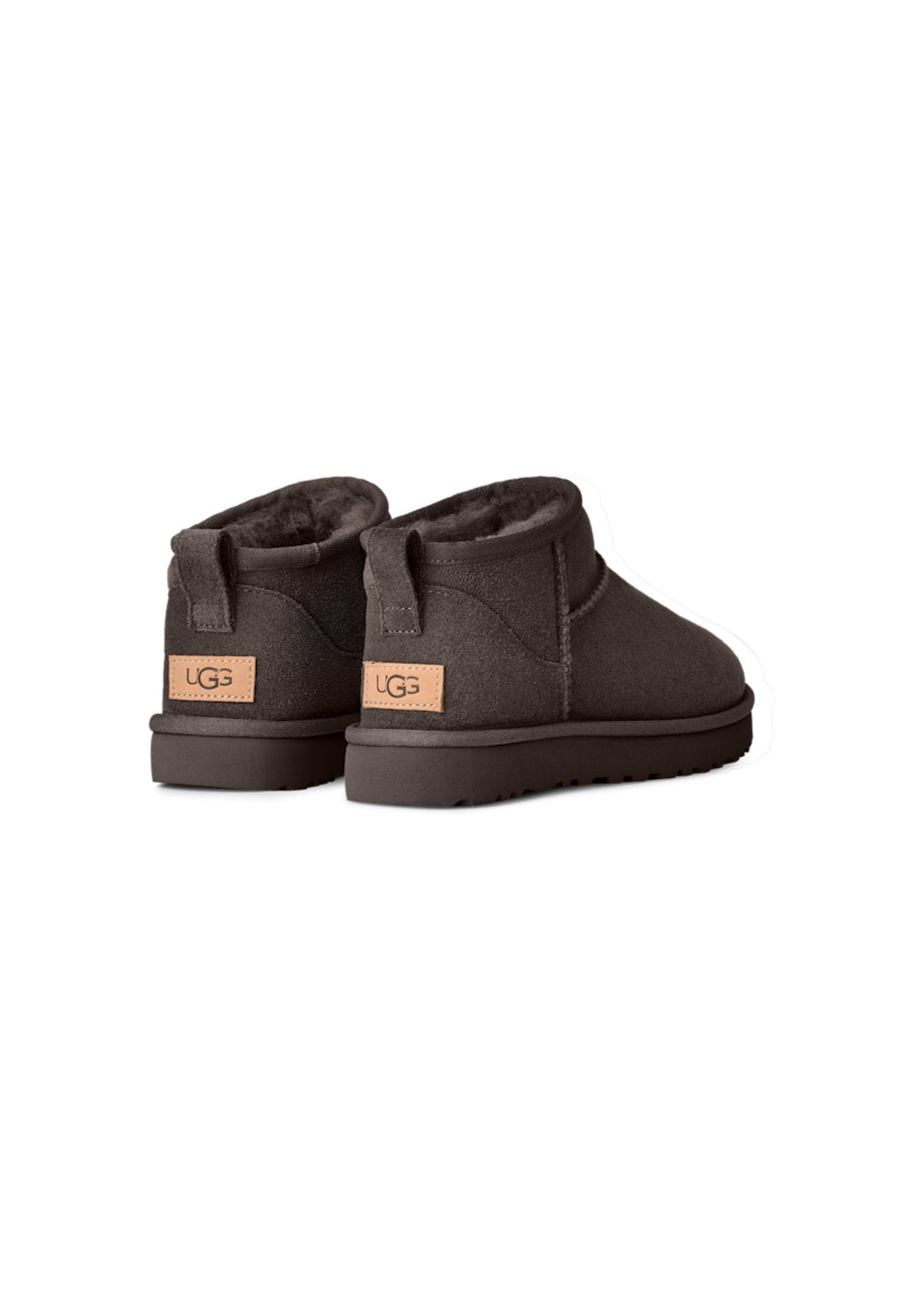 Boots UGG Classic Ultra Mini en velours marron, vue 4 | Ann Tuil