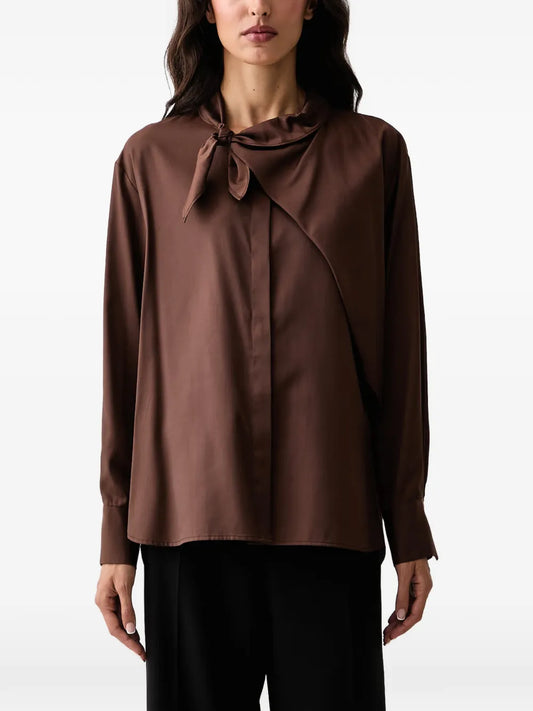 Chemise marron
