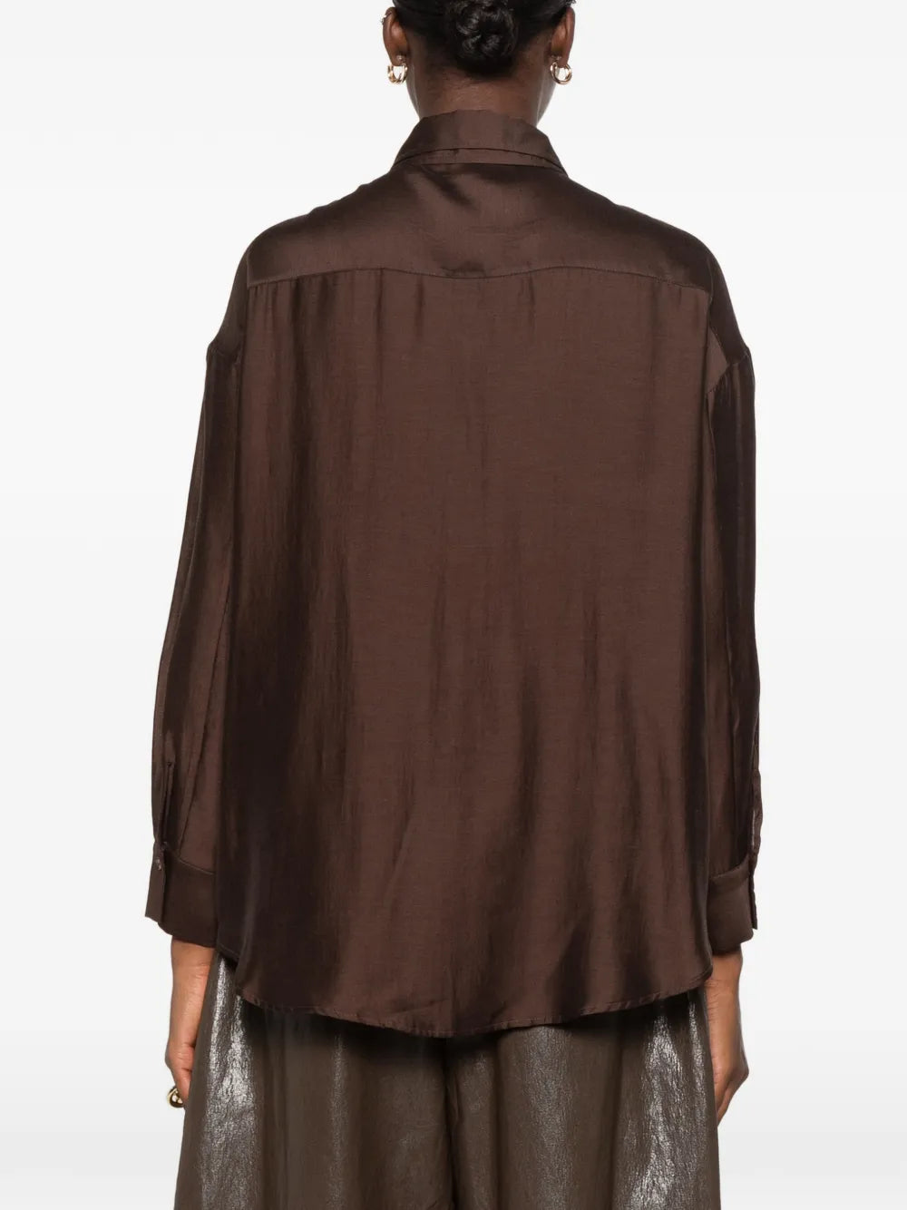 Chemise marron