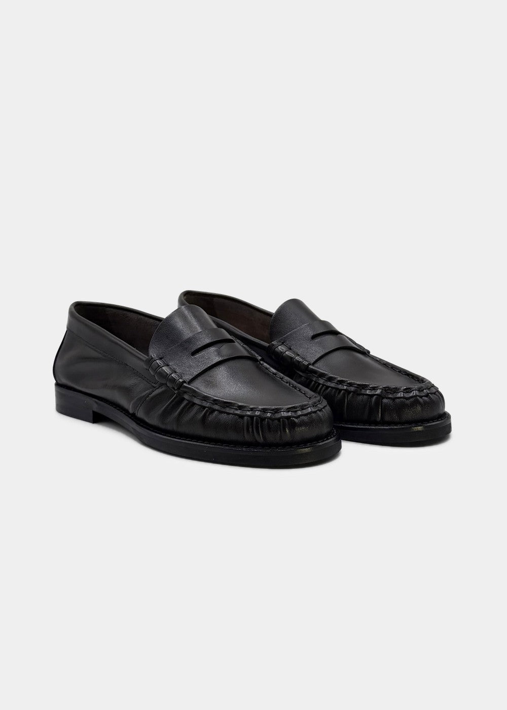 Mocassins Ann Tuil Alvina cuir marron - paire