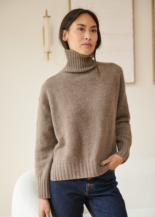 PULL COL ROULÉ ESTHEME CACHEMIRE VESPA WES25A08