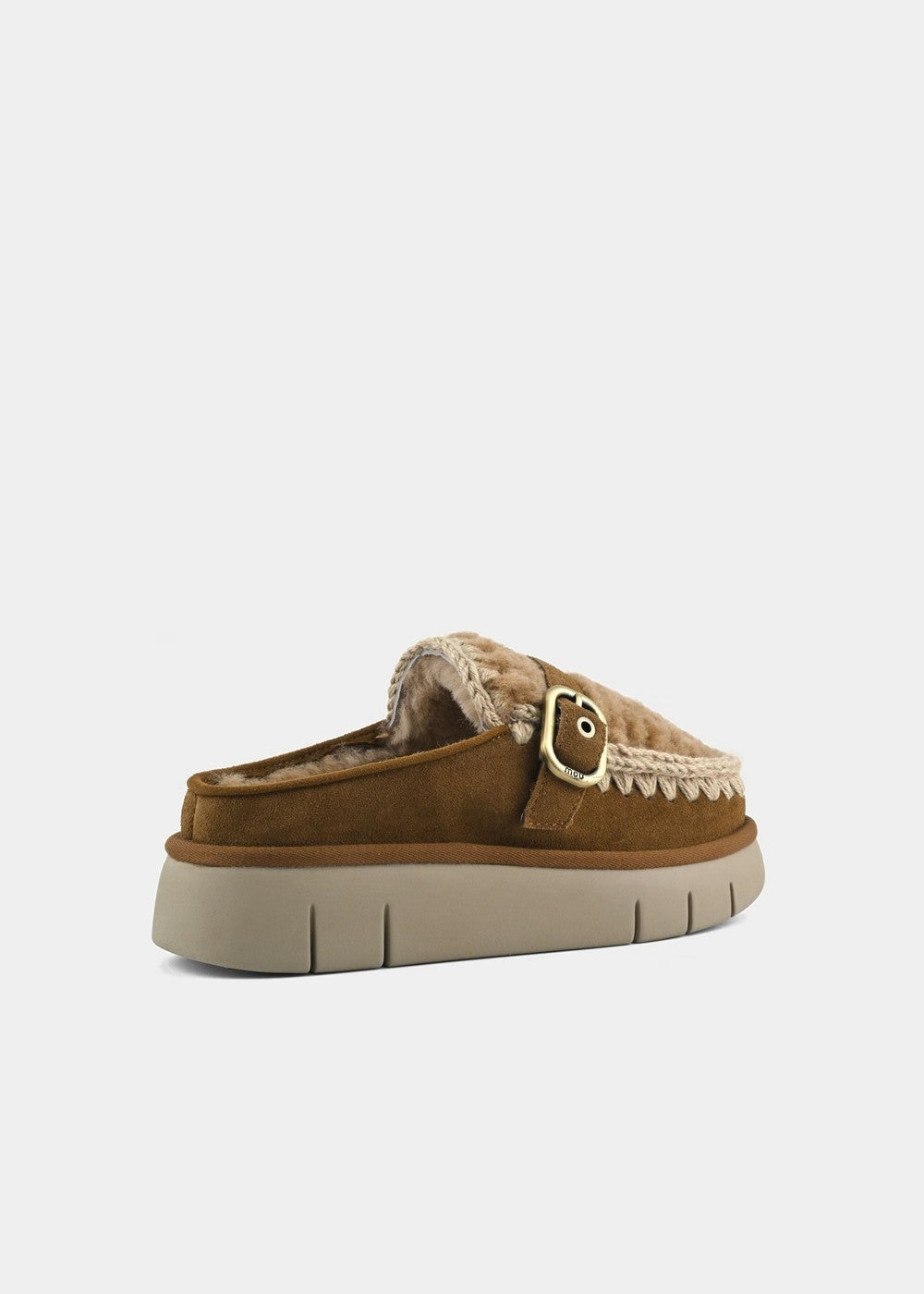 MULES MOU BOUNCE CLOG CURLY SHEEPSKIN