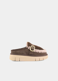 MULES MOU BOUNCE CLOG CURLY SHEEPSKIN