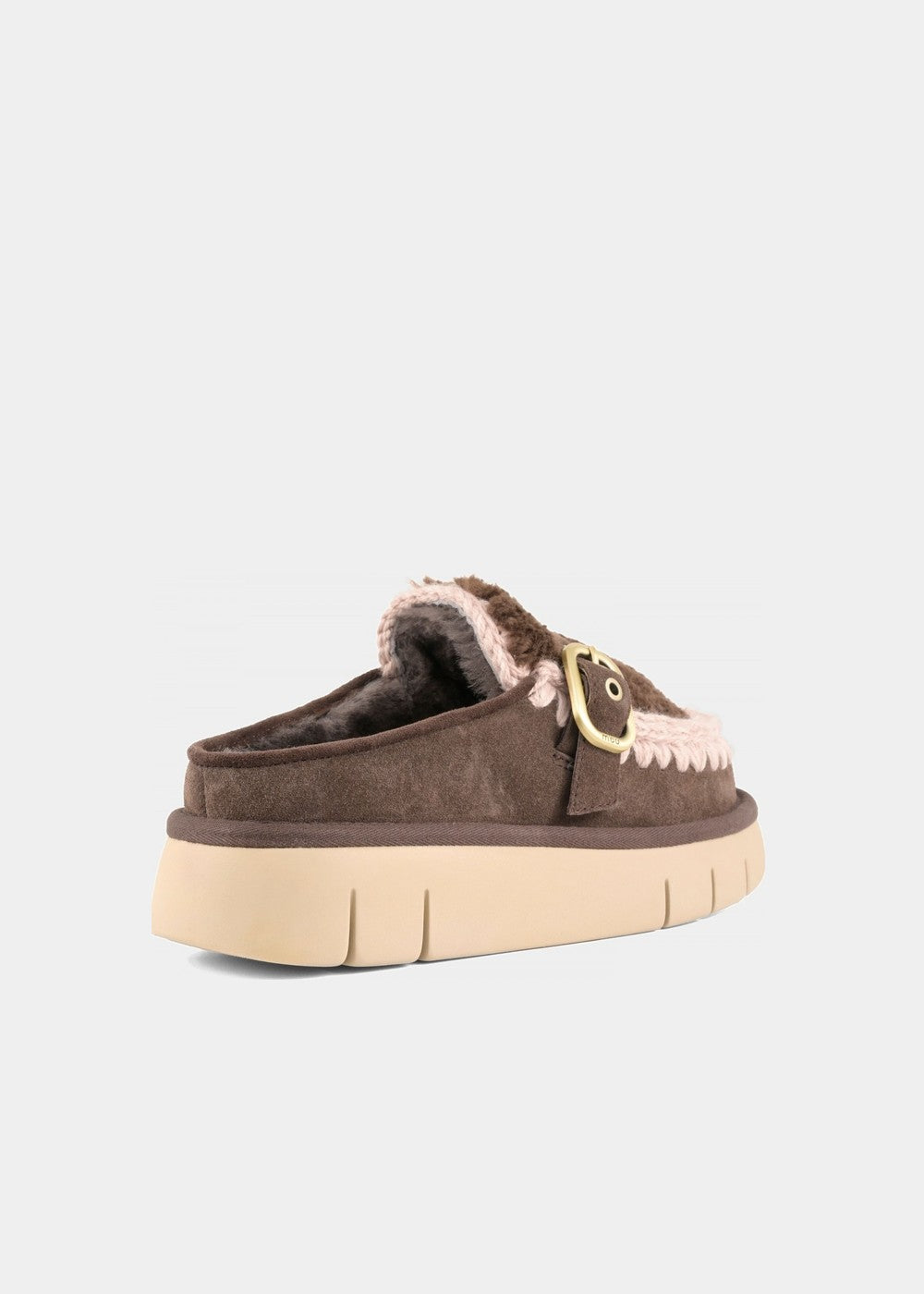MULES MOU BOUNCE CLOG CURLY SHEEPSKIN