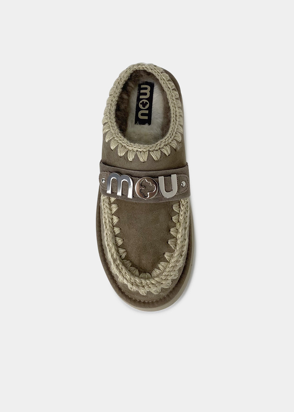 MULES MOU BOUNCE CLOG METAL LOGO