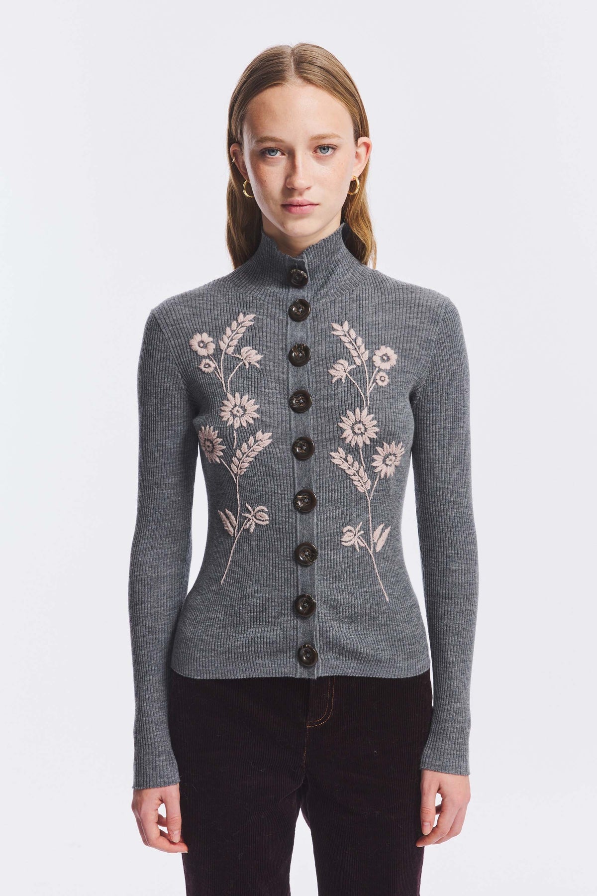 Cardigan Antik Batik Chauchau gris