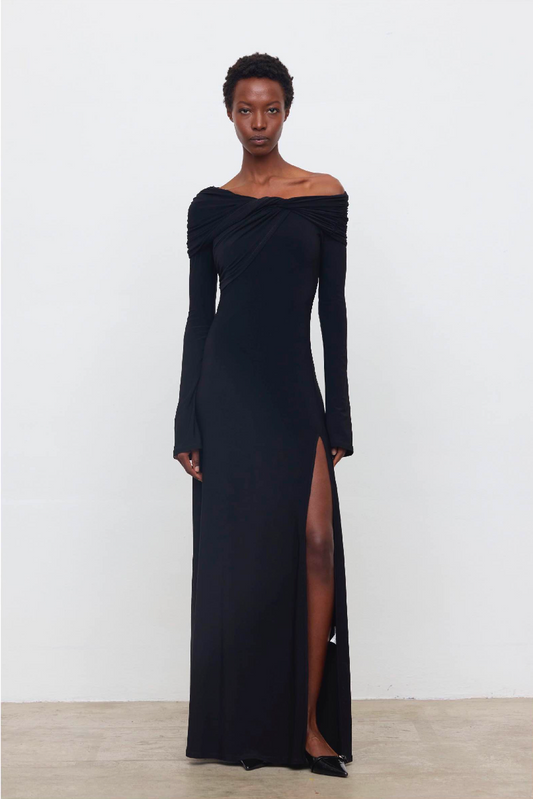 ROBE LONGUE NOIR