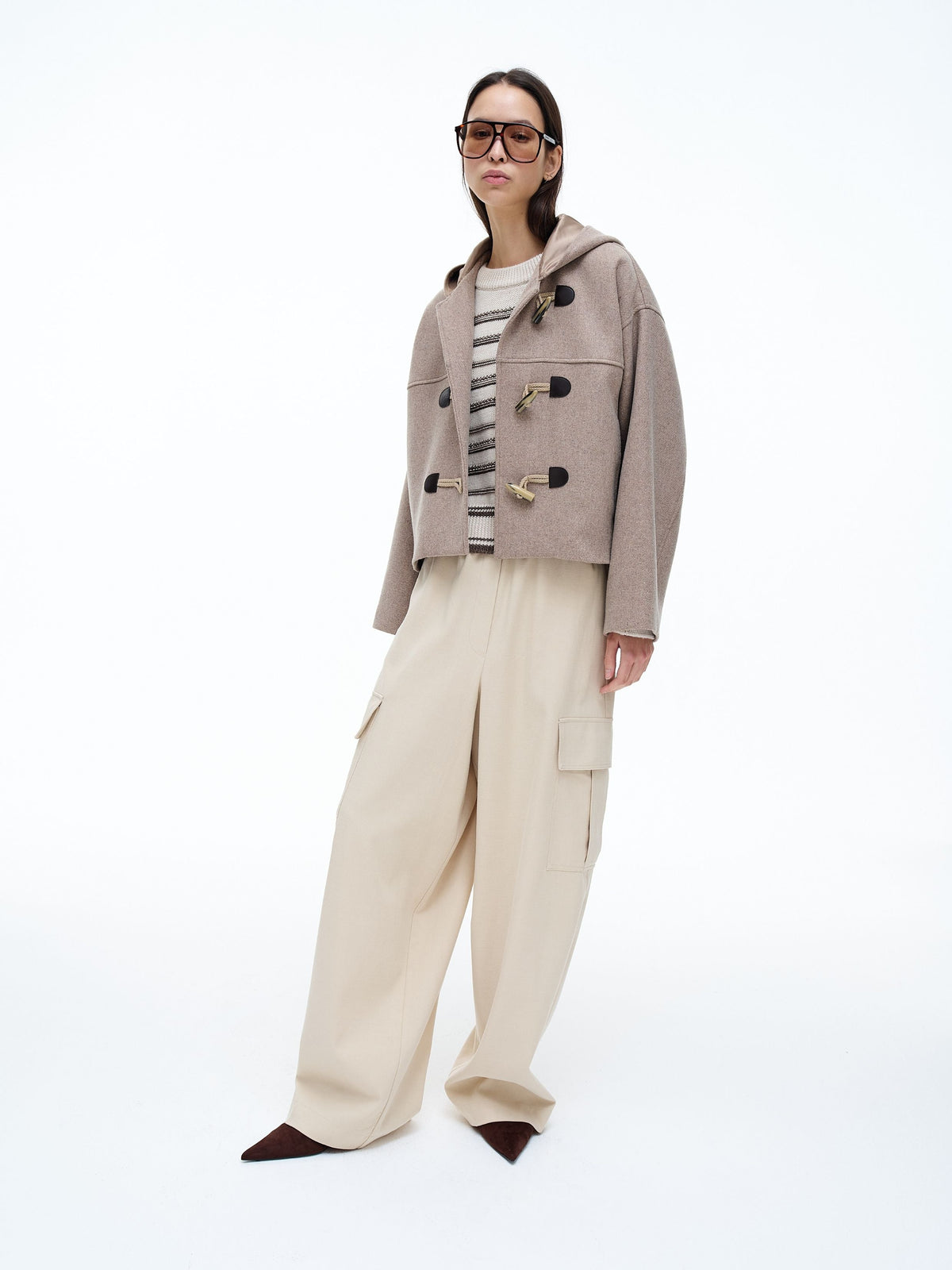 Pantalon 8PM Sage beige