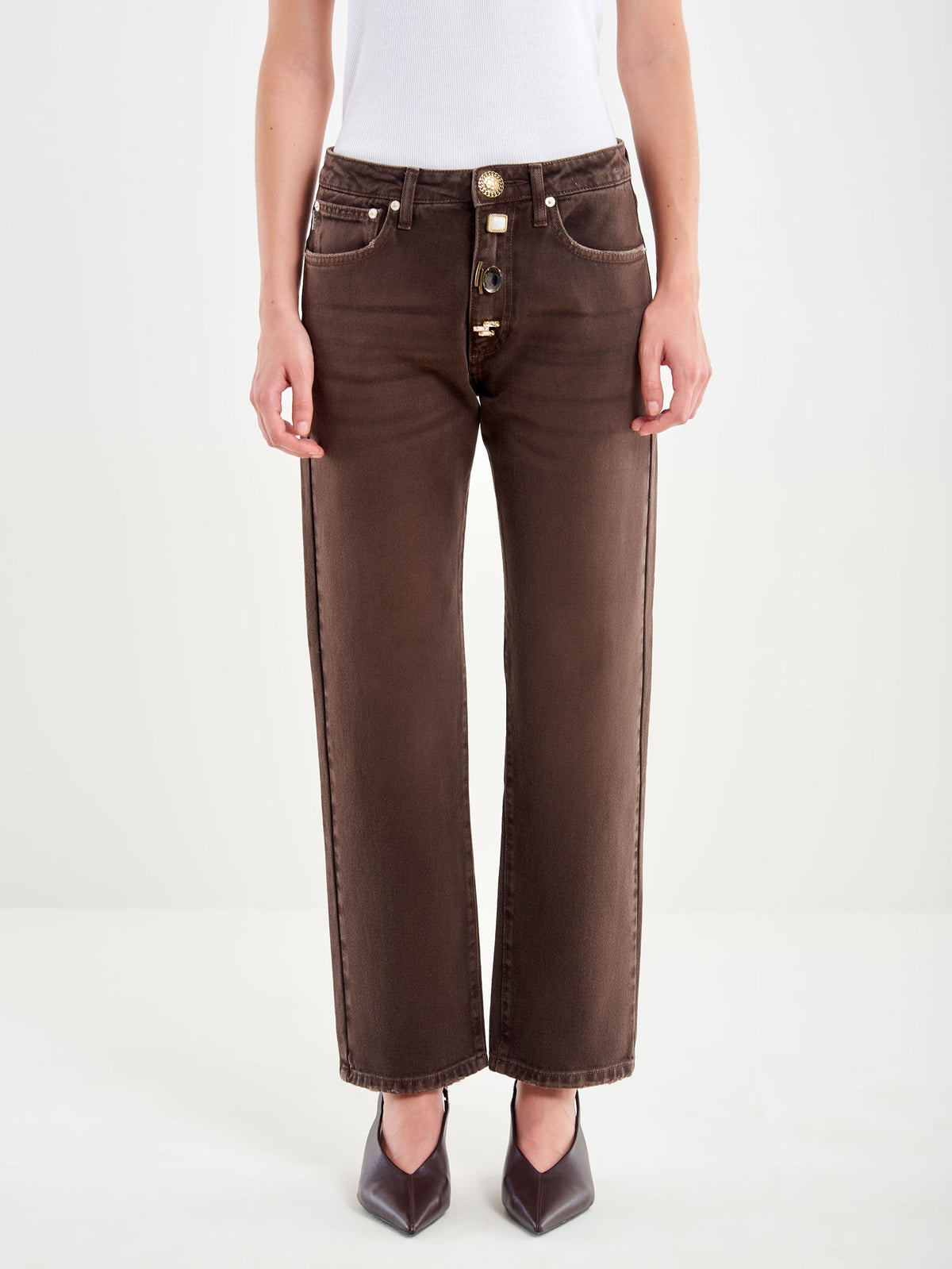 Jean Vicolo Zoe marron